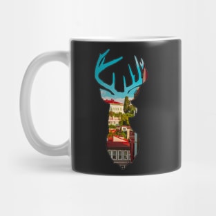 French countryside deer stag bust Mug